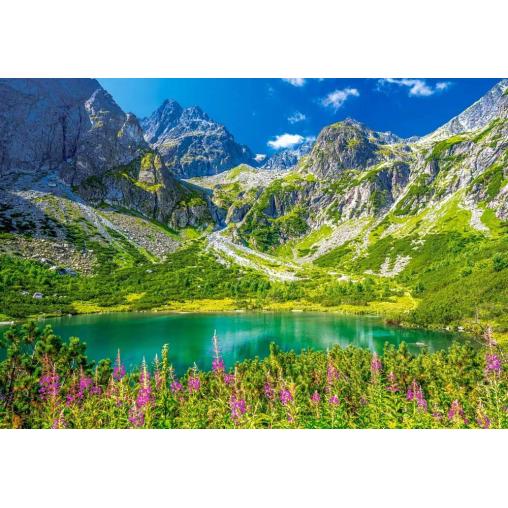 Puzzle Castorland Zelene Pleso, Tatras, Eslovaquia de 1000 Pzs