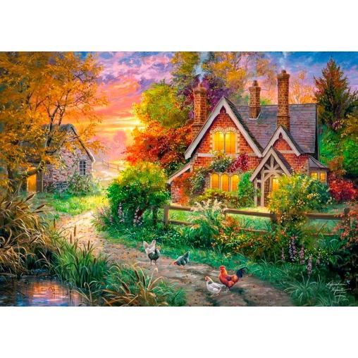 Puzzle Cherry Pazzi Calidez del Hogar de 500 Piezas