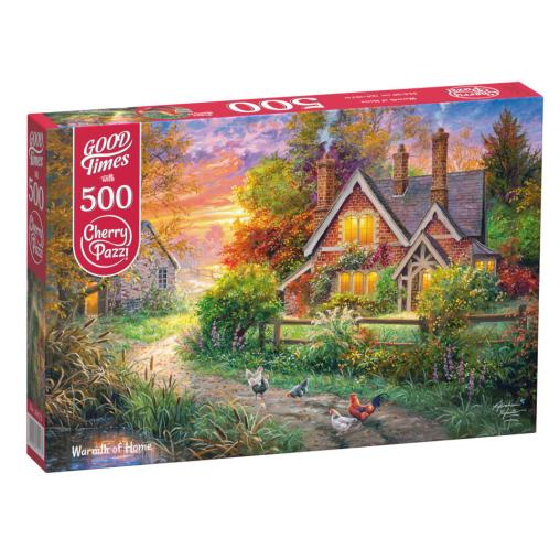 Puzzle Cherry Pazzi Calidez del Hogar de 500 Piezas