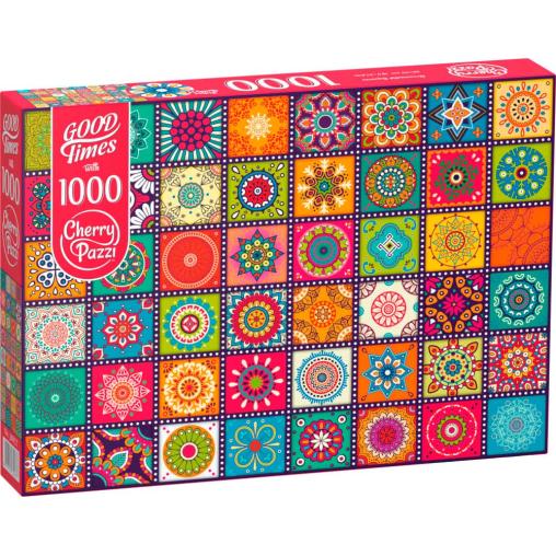 Puzzle Cherry Pazzi Cuadrados Ornamentales de 1000 Piezas