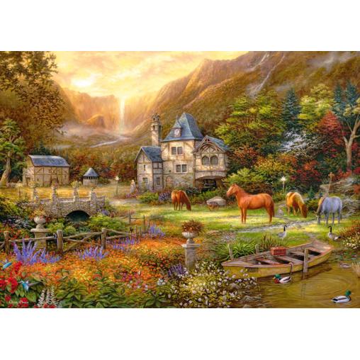 Puzzle Cherry Pazzi El Valle Dorado de 1000 Piezas