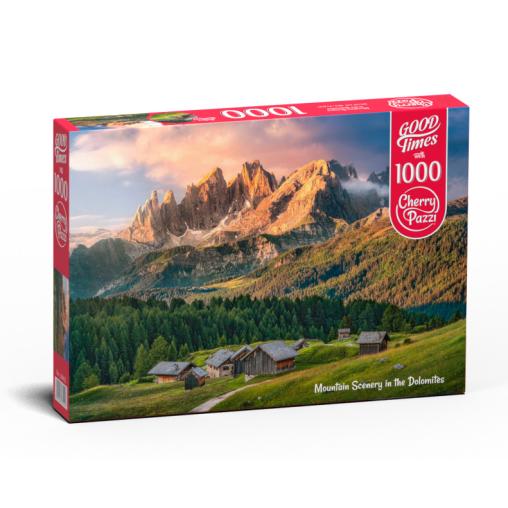 Puzzle Cherry Pazzi Escenario de Montaña en Dolomitas de 1000 P