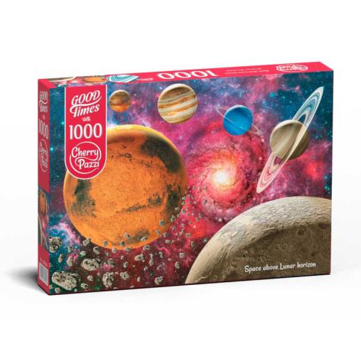 Puzzle Cherry Pazzi Espacio sobre el Horizonte Lunar de 1000 Pz