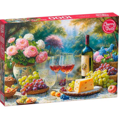 Puzzle Cherry Pazzi Esplendor de Uvas de 1000 Piezas