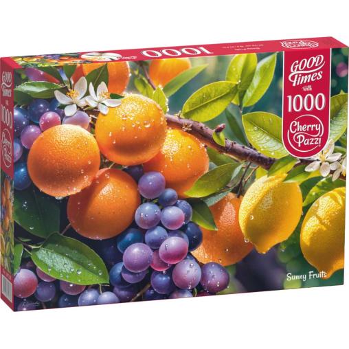 Puzzle Cherry Pazzi Frutas Soleadas de 1000 Piezas