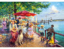 Puzzle Cherry Pazzi Berlin-Havelcafe de 1000 Piezas