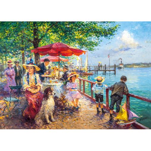 Puzzle Cherry Pazzi Berlin-Havelcafe de 1000 Piezas