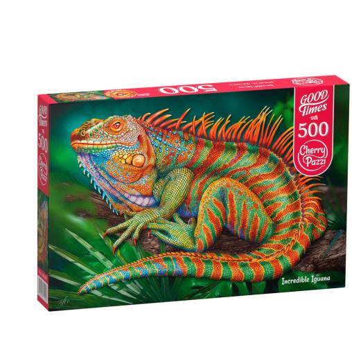 Puzzle Cherry Pazzi Increíble Iguana de 500 Piezas