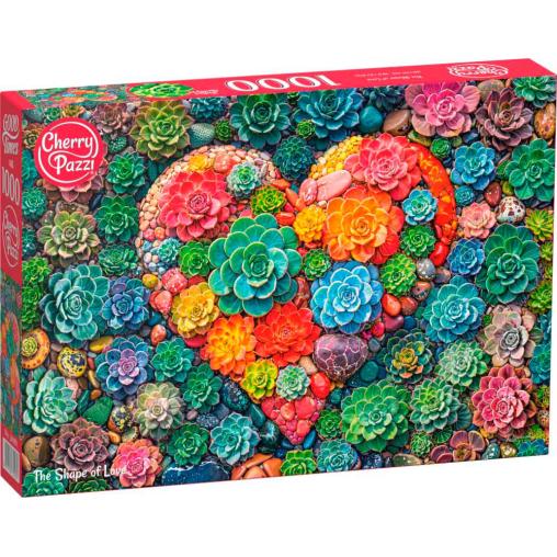 Puzzle Cherry Pazzi La Forma del Amor de 1000 Piezas