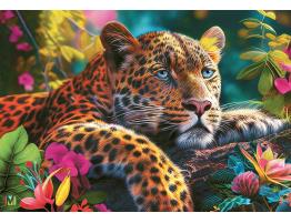 Puzzle Cherry Pazzi Leopardo Tumbado de 500 Piezas