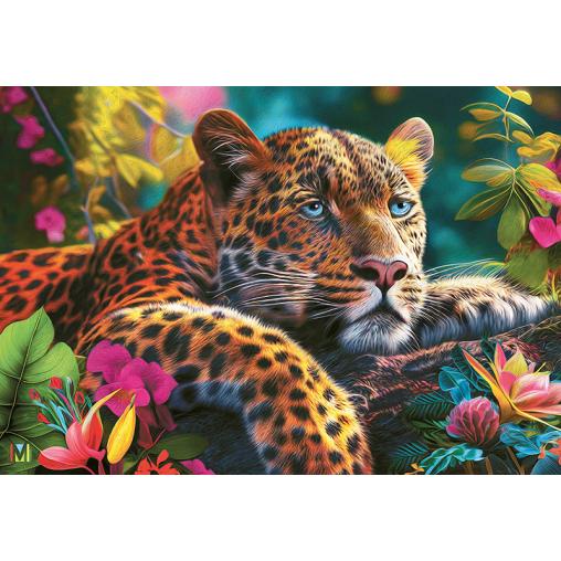 Puzzle Cherry Pazzi Leopardo Tumbado de 500 Piezas