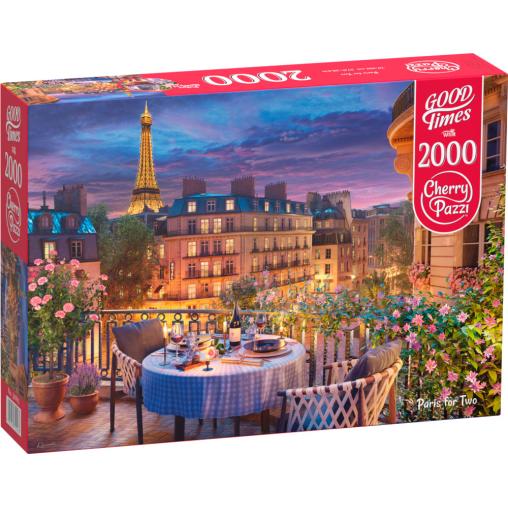 Puzzle Cherry Pazzi Paris para Dos de 2000 Piezas