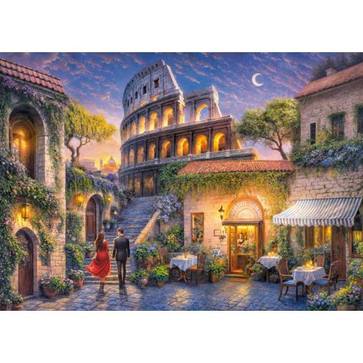 Puzzle Cherry Pazzi Roma Romántica de 1000 Piezas