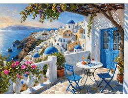 Puzzle Cherry Pazzi Santorini Blues de 1000 Piezas