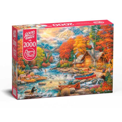 Puzzle Cherry Pazzi Tesoros del Aire Libre de 2000 Piezas