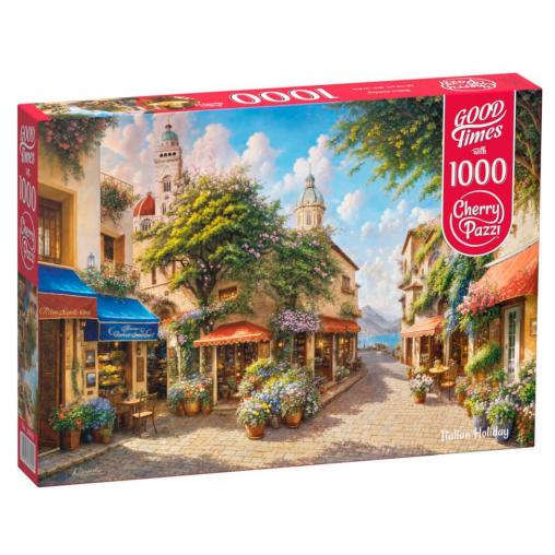 Puzzle Cherry Pazzi Vacaciones Italianas de 1000 Piezas