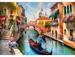 Puzzle Cherry Pazzi Verano En Venecia de 1000 Piezas