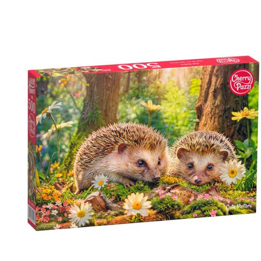 Puzzle Cherry Pazzi Visitantes Adorables de 500 Piezas