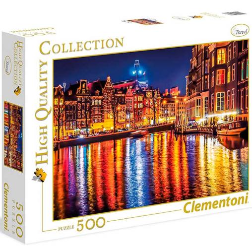 Puzzle Clementoni Amsterdam de 500 Piezas