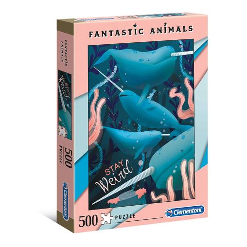 Puzzle Clementoni Animales Fantásticos El Narval de 500 Piezas