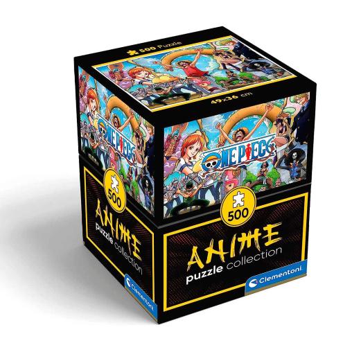 Puzzle Clementoni Anime Cube One Piece de 500 Piezas