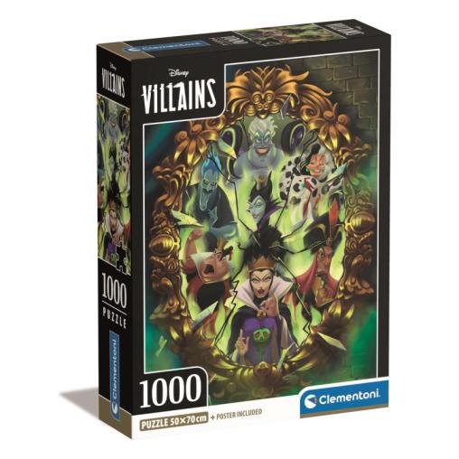 Puzzle Clementoni Aniversario Disney Villanos de 1000 Piezas