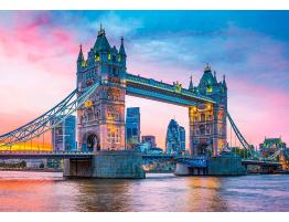 Puzzle Clementoni Atardecer en Tower Bridge de 1500 Piezas