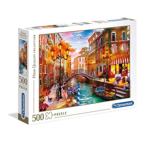 Puzzle Clementoni Atardecer en Venecia de 500 Piezas