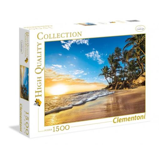 Puzzle Clementoni Atardecer Tropical de 1500 Piezas