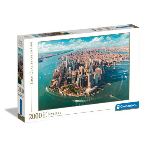 Puzzle Clementoni Bajo Manhattan, Nueva York de 2000 Piezas