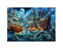 Puzzle Clementoni Batalla Pirata de 6000 Piezas