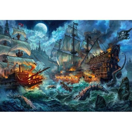 Puzzle Clementoni Batalla Pirata de 6000 Piezas