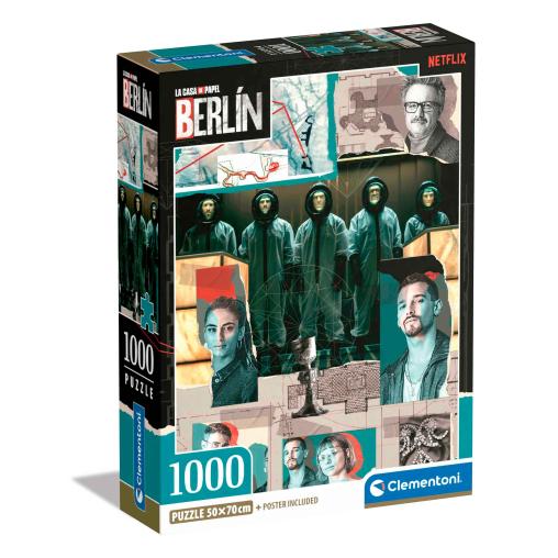 Puzzle Clementoni La Casa de Papel Berlin de 1000 Pzs