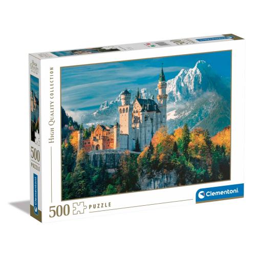 Puzzle Clementoni Castillo Neuschwanstein de 500 Piezas