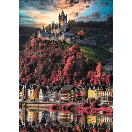 Puzzle Clementoni Castillo Zamek Cochem de 1000 Piezas