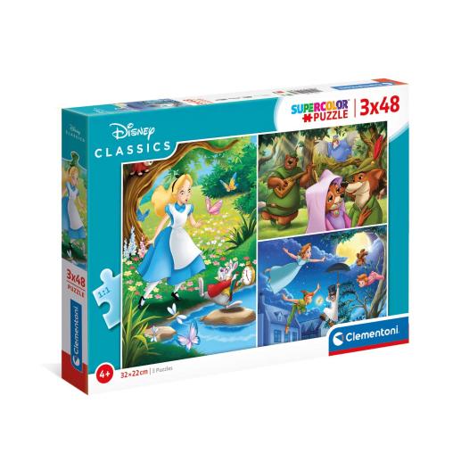 Puzzle Clementoni Clásicos Disney 3 x 48 Piezas