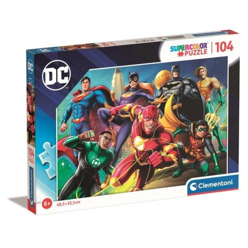 Puzzle Clementoni DC Comics de 104 Piezas