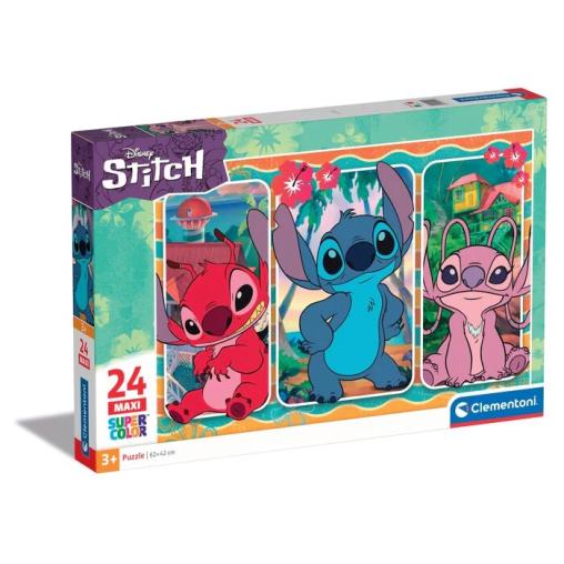 Puzzle Clementoni Disney Stitch Maxi 24 Piezas