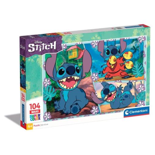 Puzzle Clementoni Disney Stitch Maxi de 104 Piezas