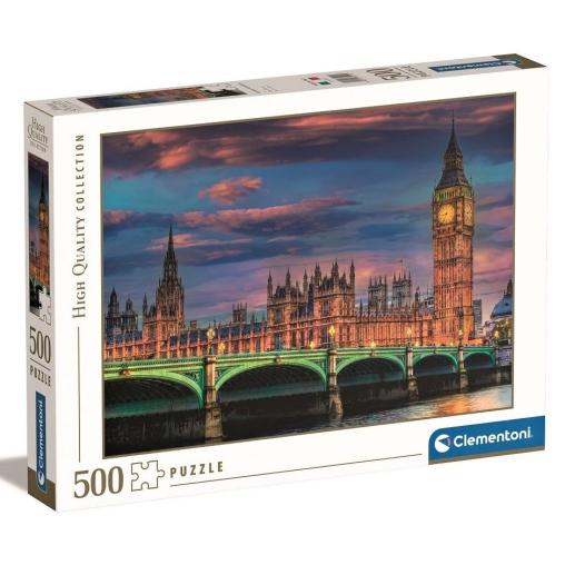 Puzzle Clementoni El Parlamento de Londres de 500 Piezas