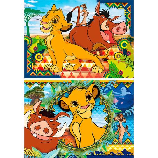 Puzzle Clementoni El Rey León 2 x 60 Piezas