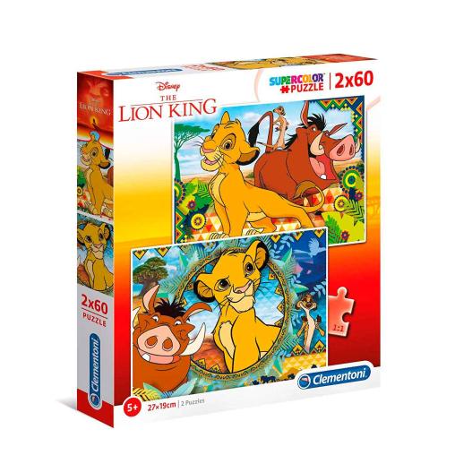 Puzzle Clementoni El Rey León 2 x 60 Piezas