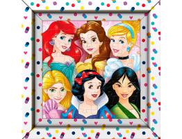 Puzzle Clementoni Frame Me Up Princesas de 60 Pzs