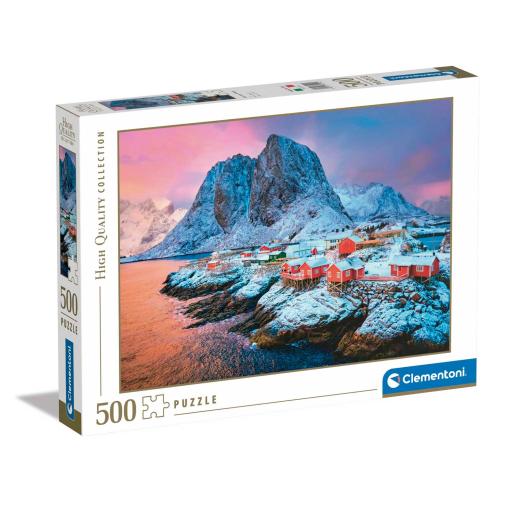 Puzzle Clementoni Hamnoy Village de 500 Piezas