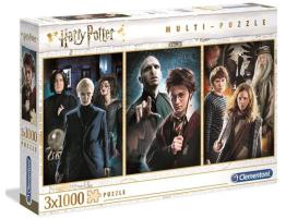 Puzzle Clementoni Harry Potter de 3 x 1000 Piezas