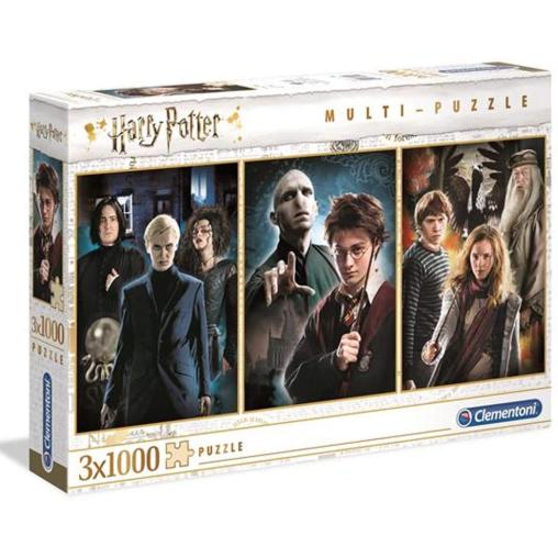 Puzzle Clementoni Harry Potter de 3 x 1000 Piezas