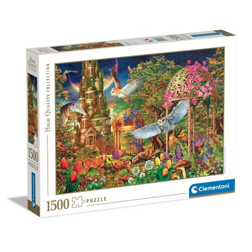 Puzzle Clementoni Jardín de Fantasía de Bosque de 1500 Piezas