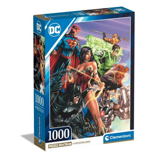 Puzzle Clementoni Justice League A de 1000 Piezas