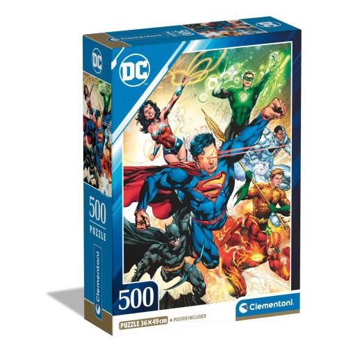 Puzzle Clementoni Justice League A de 500 Piezas