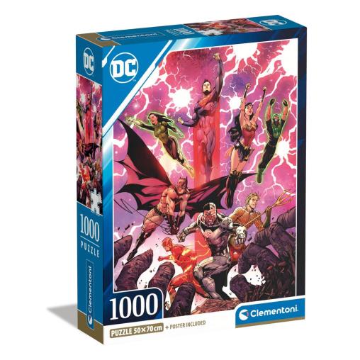 Puzzle Clementoni Justice League B de 1000 Piezas